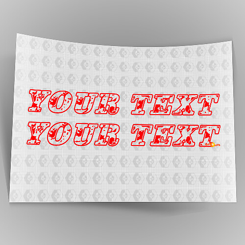 Autocollants en vinyle personnalisés style usé et rayé pour Jeep Wrangler