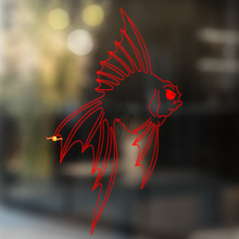 Autocollant universel en vinyle Veiltail Goldfish_2