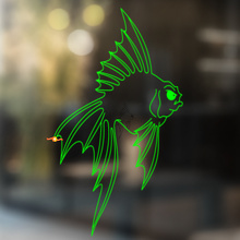 Autocollant universel en vinyle Veiltail Goldfish_3