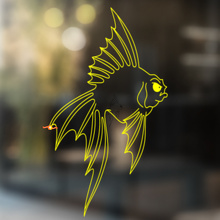 Autocollant universel en vinyle Veiltail Goldfish_4