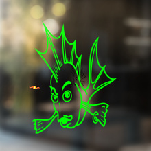 Autocollant Vinyle Universel Punk Fish_3