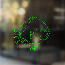 Autocollant vinyle universel Poisson Bluegill_2