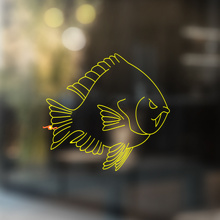 Autocollant vinyle universel Poisson Bluegill_3