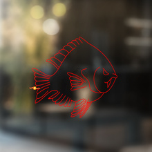 Autocollant vinyle universel Poisson Bluegill_4