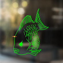 Autocollant Vinyle Universel Poisson de Rivière_2