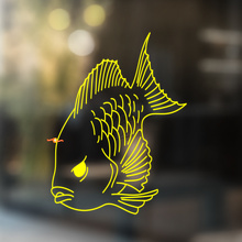 Autocollant Vinyle Universel Poisson de Rivière_4