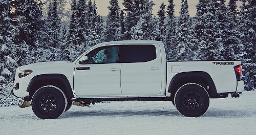 Autocollant en vinyle logo TRD Pro pour le côté de caisse Toyota Tundra