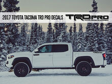 Autocollant en vinyle logo TRD Pro pour le côté de caisse Toyota Tundra_2