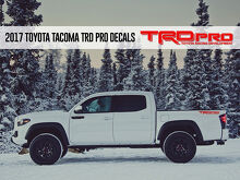Autocollant en vinyle logo TRD Pro pour le côté de caisse Toyota Tundra_3