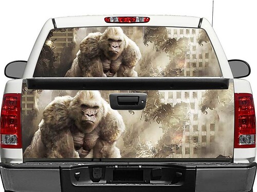 Autocollant en vinyle George Rear Window ou hayon du film Rampage pour pick-ups et SUV