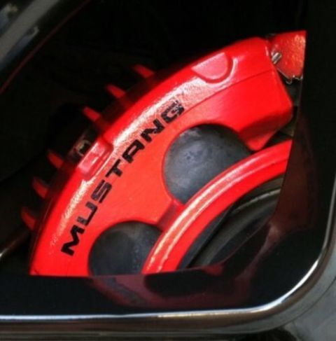 Autocollant en vinyle haute température pour étrier de frein Musclecarmodel