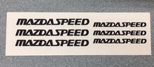 Mazda MazdaSpeed ​​étrier de frein haute température autocollants en vinyle Lot de 8 2