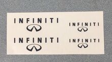 Set d'autocollants en vinyle de logo Infiniti pour étrier de frein Infiniti_2