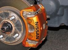 Jeu d'autocollants en vinyle haute température pour étriers de frein Nissan pour voitures Nissan_2