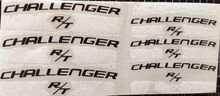 Autocollant en vinyle haute température Dodge Challenger R/T RT à étrier incurvé (toute couleur) 6X 2