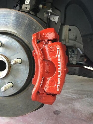 Ensemble de 8 autocollants vinyle de étriers de frein incurvés pour Chevrolet Camaro