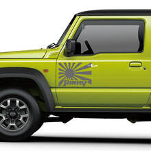 Ensemble d'autocollants en vinyle JDM Flag Side Suzuki Jimny
 2