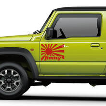 Ensemble d'autocollants en vinyle JDM Flag Side Suzuki Jimny
 3