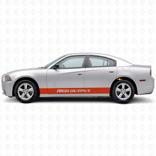 Kit de décalcomanies latérales rayures droites haute performance pour Dodge Charger 2011-2014_4