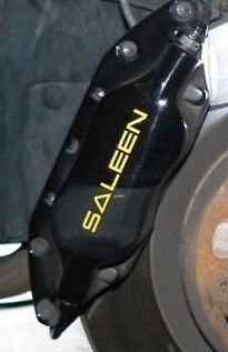 Jeu d'autocollants en vinyle haute température pour étrier de frein Saleen