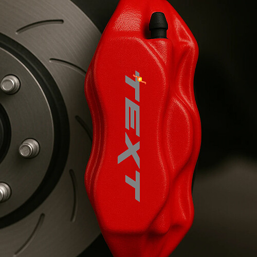 Texte personnalisé Autocollant en vinyle haute température pour étrier de frein Ensemble de 8 pour Jeep