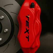 Texte personnalisé Autocollant en vinyle haute température pour étrier de frein Ensemble de 8 pour Jeep 3