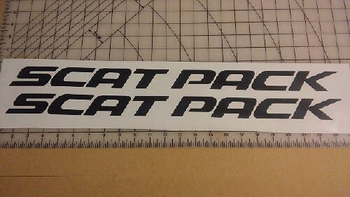 Autocollants Vinyle Latéraux Scat Pack pour Dodge Charger Challenger Dart