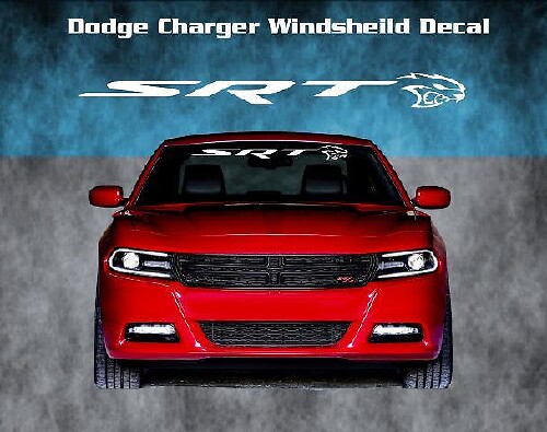 Dodge Charger Srt Hellcat pare-brise vinyle autocollant autocollant bannière graphique Hemi