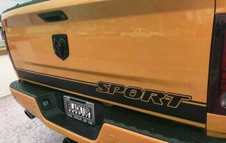 RAM 1500 SPORT Autocollant Bande de Hayon Hemi Dodge Truck 5.7 2014-2018
