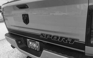 Ram 1500 Sport Hayon Stripe Decal Hemi Dodge Truck 5.7 2012-2018