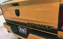 Autocollant à rayures pour hayon Ram 1500 Sport Hemi Dodge Truck 5.7 2012-2018
 2