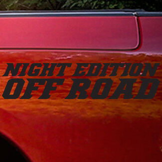 Dodge Ram Rebel Night Edition Side Truck Vinyl Decal Graphic Off Road Pickup 2023