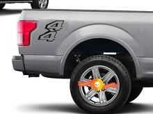 Ensemble d'autocollants de lit de camion 4x4 Ford Super Duty F250 F150 autocollants en vinyle 2