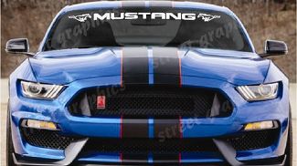 Ford Mustang texte gras GT pare-brise logo texte bannière vinyle autocollant autocollant 3,5 x 45