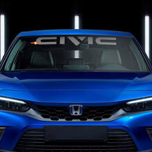 Bandeau de pare-brise en vinyle pour Honda Civic_2