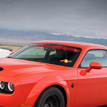Autocollant vinyle pour pare-brise de marque Dodge Challenger_2