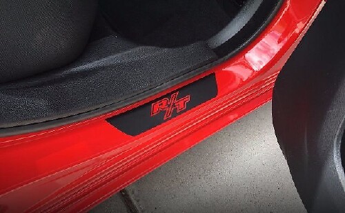 Kit d’autocollants en vinyle pour seuil de porte R/T pour Dodge Durango 2011-2017