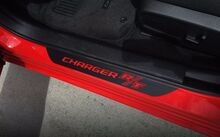 Autocollants de seuil de porte en vinyle Dodge Charger RT 2