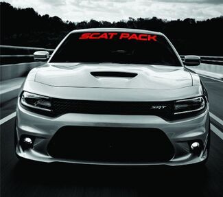 Autocollant de bannière de pare-brise Dodge Charger SCAT PACK 2015-2018 SRT MOPAR 392 Scatpack