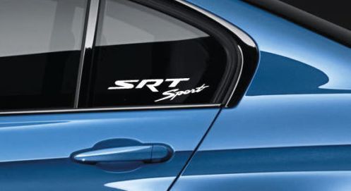 Autocollant Logo Décalcomanie Course Dodge SRT USA Paire