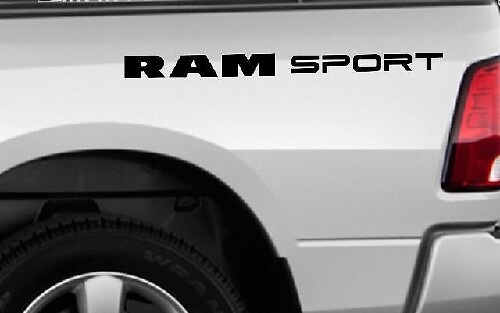 1500 2500 Dodge Ram Sport Vinyl Stickers Stickers personnalisés logo mopar 5.7 L Rebel RT №1