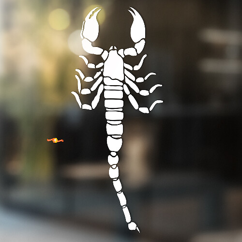 Autocollant universel en vinyle Scorpion du Désert