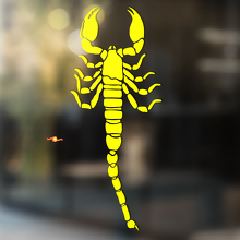 Autocollant universel en vinyle Scorpion du Désert_4