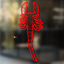 Autocollant en vinyle universel contour Scorpion du désert_3