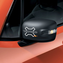 Autocollant vinyle texte personnalisé pour miroir Jeep Renegade 3