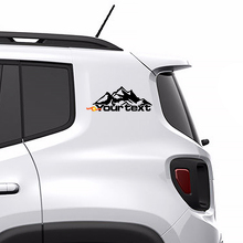 Paire d'autocollants en vinyle pour porte Ensemble graphique latéral pour Jeep Renegade 3