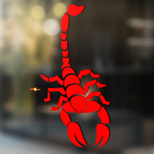 Autocollant vinyle universel Scorpion au museau relevé_3