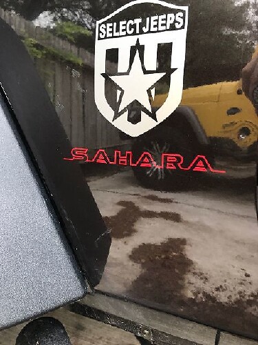 Set d’autocollants latéraux style Sahara pour Jeep Wrangler