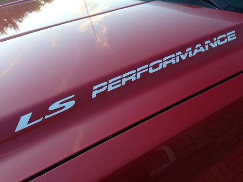 Autocollants de capot LS,LS3,LS6 PERFORMANCE pour Chevy, GMC, Silverado, Sierra
