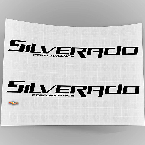Autocollant vinyle de performance pour Chevy Silverado